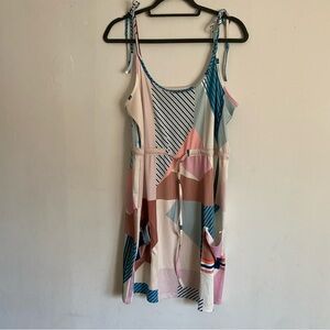 Qumee Colorblock Summer Beach/Pool Mini : Size Large